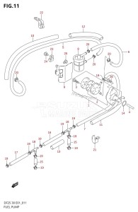 DF25Q From 02501F-510001 ()  2005 drawing FUEL PUMP