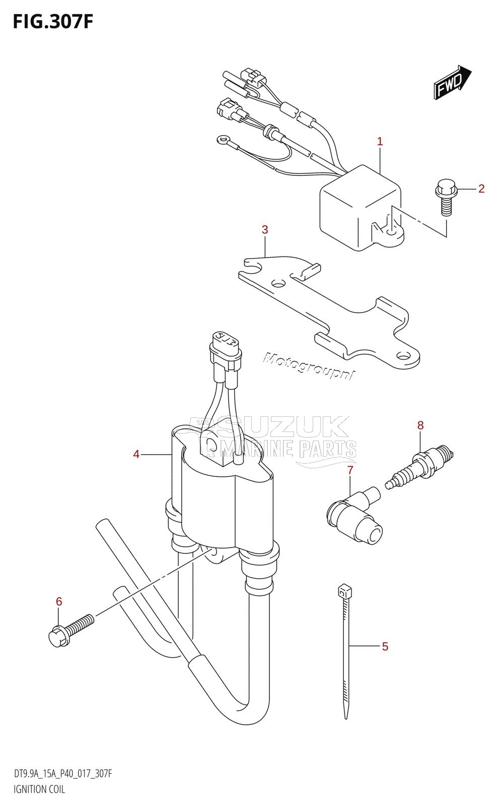 IGNITION COIL (DT15A:P40)