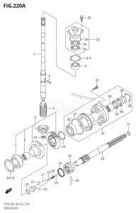 DF70A From 07003F-010001 (E03)  2010 drawing TRANSMISSION