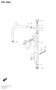 DF100A From 10003F-510001 (E03)  2015 drawing FUEL INJECTOR