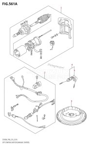 DT40 From 04005K-610001 ()  2016 drawing OPT:STARTING MOTOR (MANUAL STARTER) (DT40W:P40:M-STARTER)