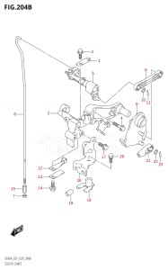 06002F-040001 (2020) 60hp E01 E40-Gen. Export 1 - Costa Rica (DF60A  DF60AQH  DF60ATH) DF60A drawing CLUTCH SHAFT (DF40AQH:E01,DF40ATH:E01,DF50ATH:E01,DF60A:E40)