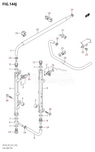 DF250Z From 25003Z-310001 (E01 E40)  2013 drawing FUEL INJECTOR (DF250T:E01)