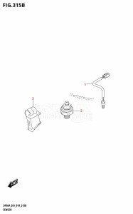 DF60A From 06003F-910001 (E01 E40)  2019 drawing SENSOR (DF40AQH,DF60AQH)