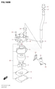 DF175Z From 17502Z-710001 (E03)  2017 drawing WATER PUMP (DF150Z:E03)