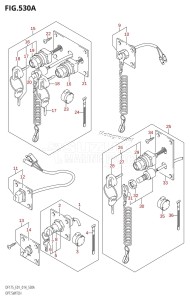 DF150ZG From 15002Z-410001 (E40)  2014 drawing OPT:SWITCH