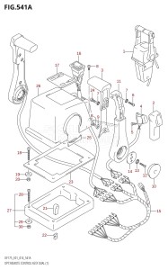 DF150ZG From 15002Z-410001 (E40)  2014 drawing OPT:REMOTE CONTROL ASSY DUAL (1)