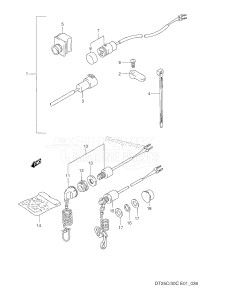 DT30C From 03003-861001 ()  1998 drawing OPTIONAL : ELECTRICAL (FOR MANUAL STARTER)(2)