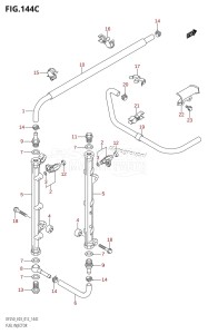 DF250Z From 25003Z-210001 (E03)  2012 drawing FUEL INJECTOR (DF225T:E03)