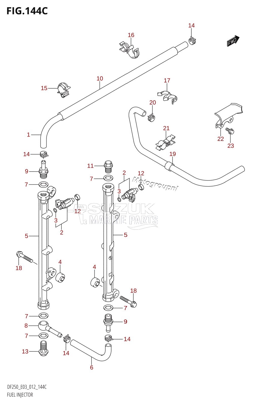 FUEL INJECTOR (DF225T:E03)