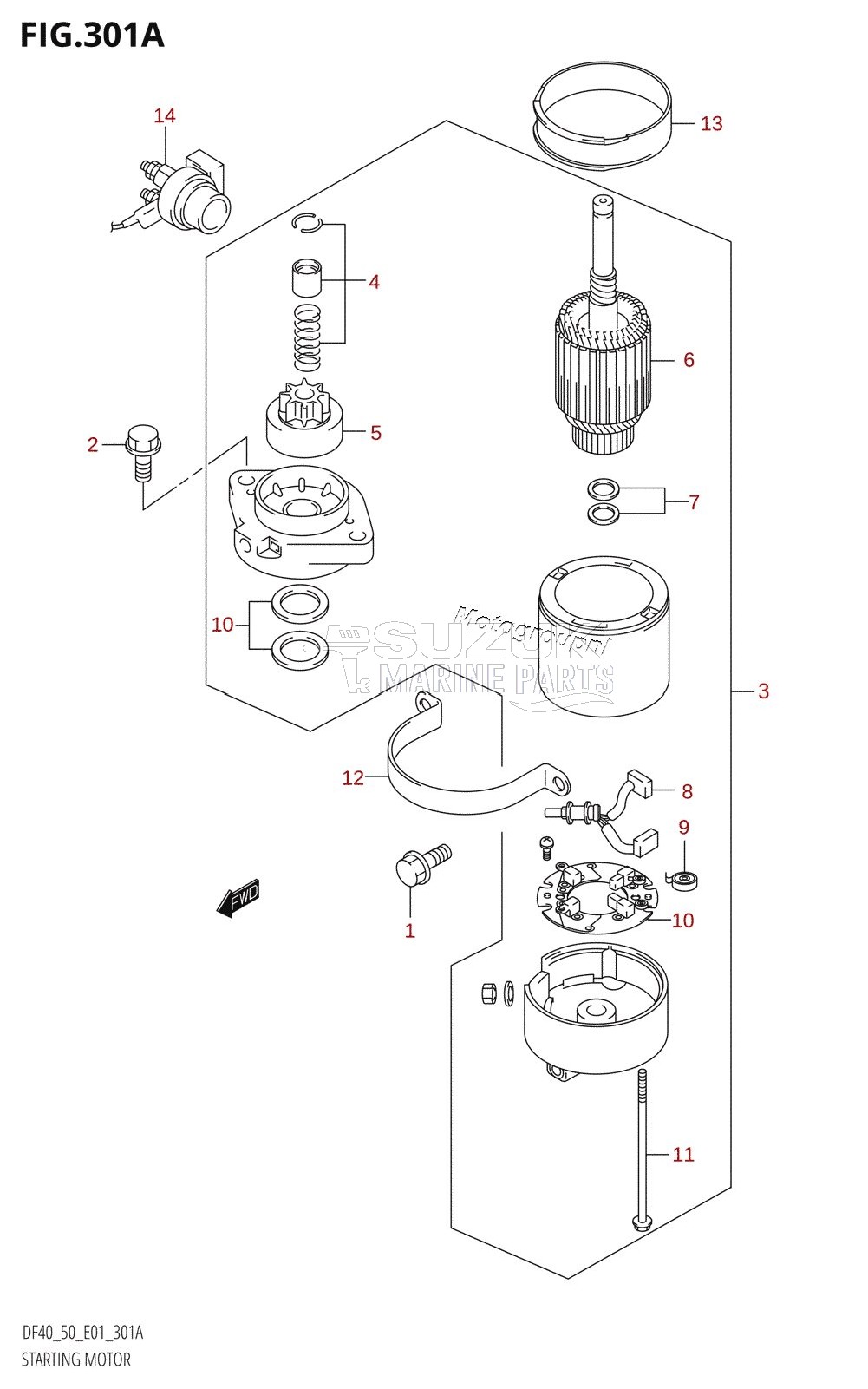 STARTING MOTOR (X,Y)