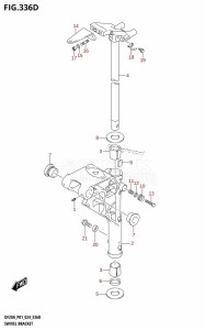 DF20A From 02002F-440001 (P01 - P40)  2024 drawing SWIVEL BRACKET (DF15AT,DF20AT)