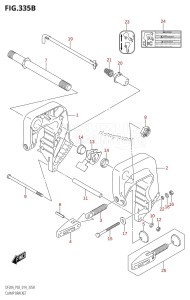 DF9.9B From 00995F-410001 (P03)  2014 drawing CLAMP BRACKET (DF9.9BR:P03)