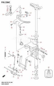 DF9.9A From 00994F-210001 (P03)  2012 drawing SWIVEL BRACKET (DF9.9A:P01)