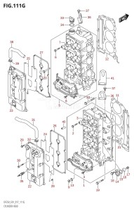 DF250 From 25003F-710001 (E01 E40)  2017 drawing CYLINDER HEAD (DF225Z:E01)