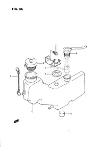 DT9.9C From 00994-651001 ()  1996 drawing OIL TANK