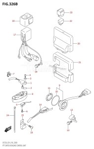 DF225Z From 22503Z-610001 (E01 E40)  2016 drawing PTT SWITCH /​ ENGINE CONTROL UNIT (DF200T:E40)