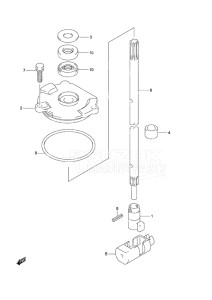 Outboard DF 140A drawing Shift Rod (C/R)