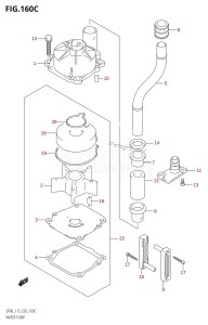 DF90 From 09001F-421001 (E03)  2004 drawing WATER PUMP (K9)