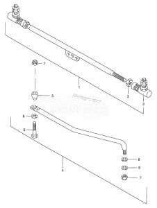 DT85T From 8501-131001 ()  1991 drawing OPT : TIE ROD