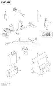 20003Z-140001 (2021) 200hp E11 E40-Gen. Export 1-and 2 (DF200AZ) DF200AZ drawing KEY LESS START ((DF200AT,DF175AT,DF150AT):(E01,E03,E11))