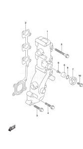 DF 30A drawing Exhaust Manifold