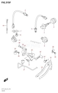 DF150Z From 15002Z-510001 (E03)  2015 drawing SENSOR (DF175TG:E03)