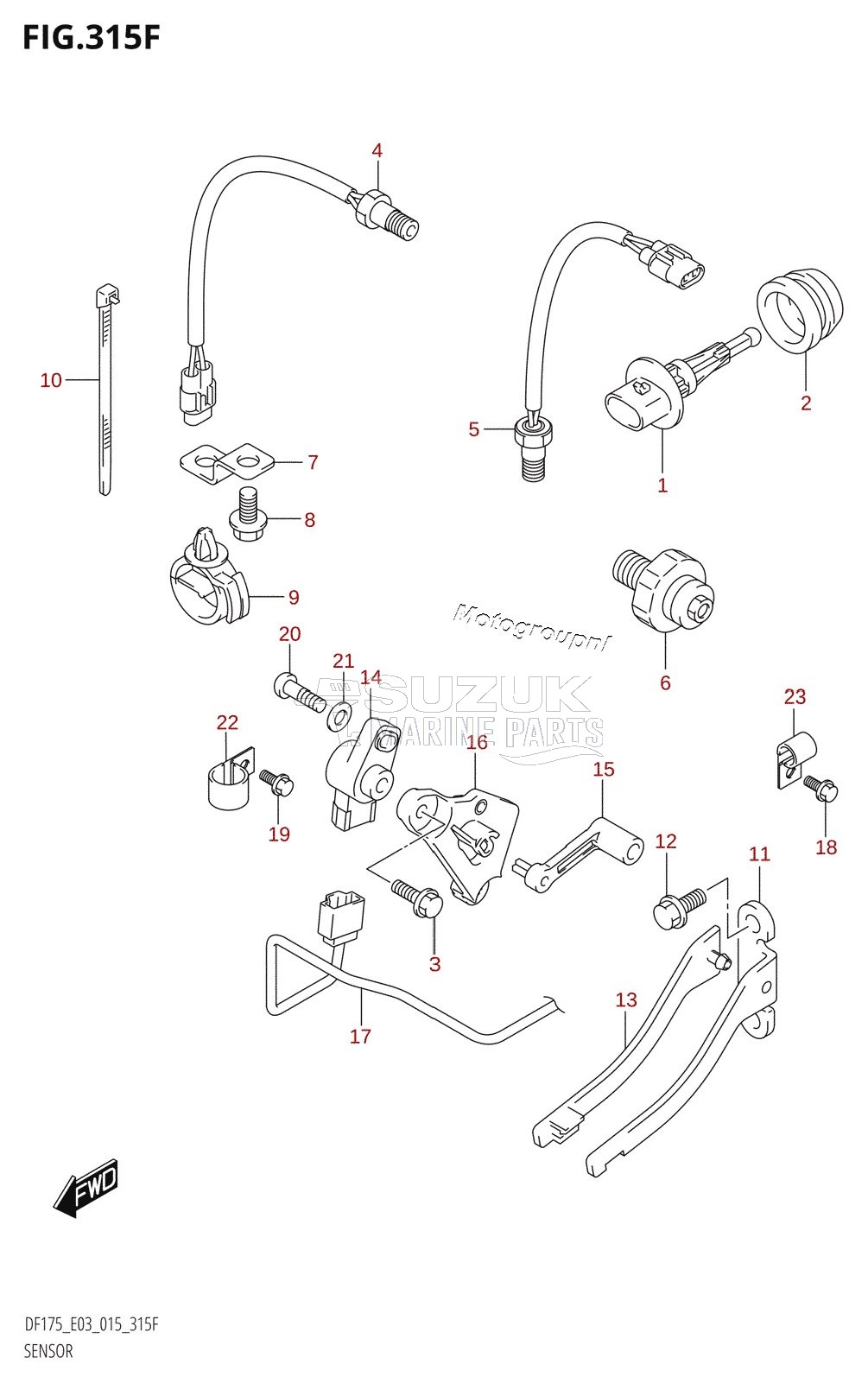 SENSOR (DF175TG:E03)