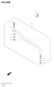 03003F-710001 (2017) 30hp P01 P40-Gen. Export 1 (DF30A  DF30AQ  DF30AR  DF30AT  DF30ATH  DT30  DT30R) DF30A drawing DRAG LINK (DF25AT:P01)