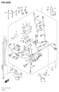 DF175T From 17502F-610001 (E01 E40)  2016 drawing HARNESS (DF150Z:E01)