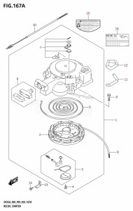 DF300A From 30002P-440001 (E11 - E40)  2024 drawing RECOIL STARTER