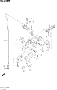 05004F-410001 (2014) 50hp E01-Gen. Export 1 (DF50AVT  DF50AVTH) DF50A drawing CLUTCH SHAFT (DF60ATH:E40)