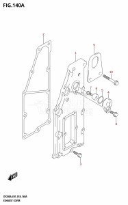 DF200 From 20002F-810001 (E01 E40)  2018 drawing EXHAUST COVER