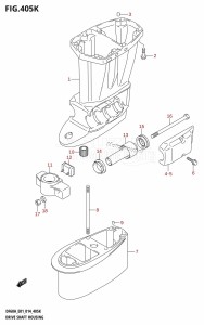 DF60A From 06002F-410001 (E01 E40)  2014 drawing DRIVE SHAFT HOUSING (DF60AQH:E40)