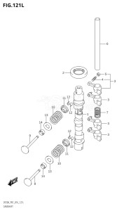 00995F-610001 (2016) 9.9hp P01-Gen. Export 1 (DF9.9B  DF9.9BR  DF9.9BT) DF9.9B drawing CAMSHAFT (DF20AT:P01)