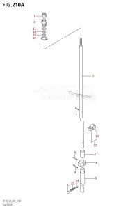 DF50 From 05001F-971001 (E01)  1999 drawing SHIFT ROD