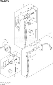 03003F-610001 (2016) 30hp P01 P40-Gen. Export 1 (DF30A  DF30AQ  DF30AR  DF30AT  DF30ATH  DT30  DT30R) DF30A drawing OPT:SWITCH (DF30AR:P01)