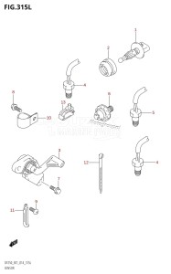 DF200 From 20002F-410001 (E01 E40)  2014 drawing SENSOR (DF250Z:E01)