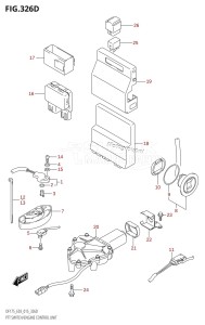 DF175T From 17502F-510001 (E03)  2015 drawing PTT SWITCH /​ ENGINE CONTROL UNIT (DF150ZG:E03)