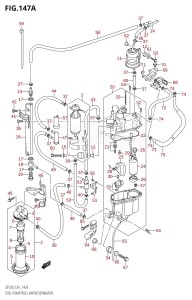 DF250 From 25001F-680001 (E01 E40)  2006 drawing FUEL PUMP /​ FUEL VAPOR SEPARATOR (K4,K5,K6,K7,K8,K9,K10)