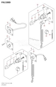 DF115T From 11502F-210001 (E01 E40)  2012 drawing OPT:SWITCH (DF115T:E40)