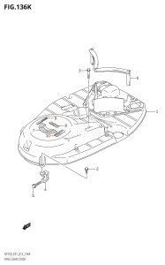 DF250 From 25003F-210001 (E01 E40)  2012 drawing RING GEAR COVER (DF250T:E40)