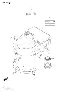 DF175TG From 17502F-610001 (E01 E40)  2016 drawing SILENCER /​ RING GEAR COVER (DF175T:E01)