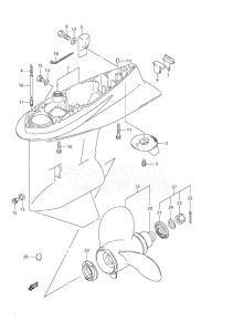 DF 140 drawing Gear Case (C/R)