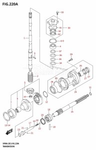 DF70A From 07003F-810001 (E03)  2018 drawing TRANSMISSION (DF70A,DF90A)