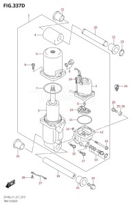 DF115AZ From 11503Z-710001 (E11 E40)  2017 drawing TRIM CYLINDER (DF115AZ:E11)