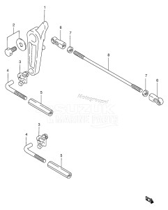 DT115 From 11503-971001 ()  1999 drawing THROTTLE LINK