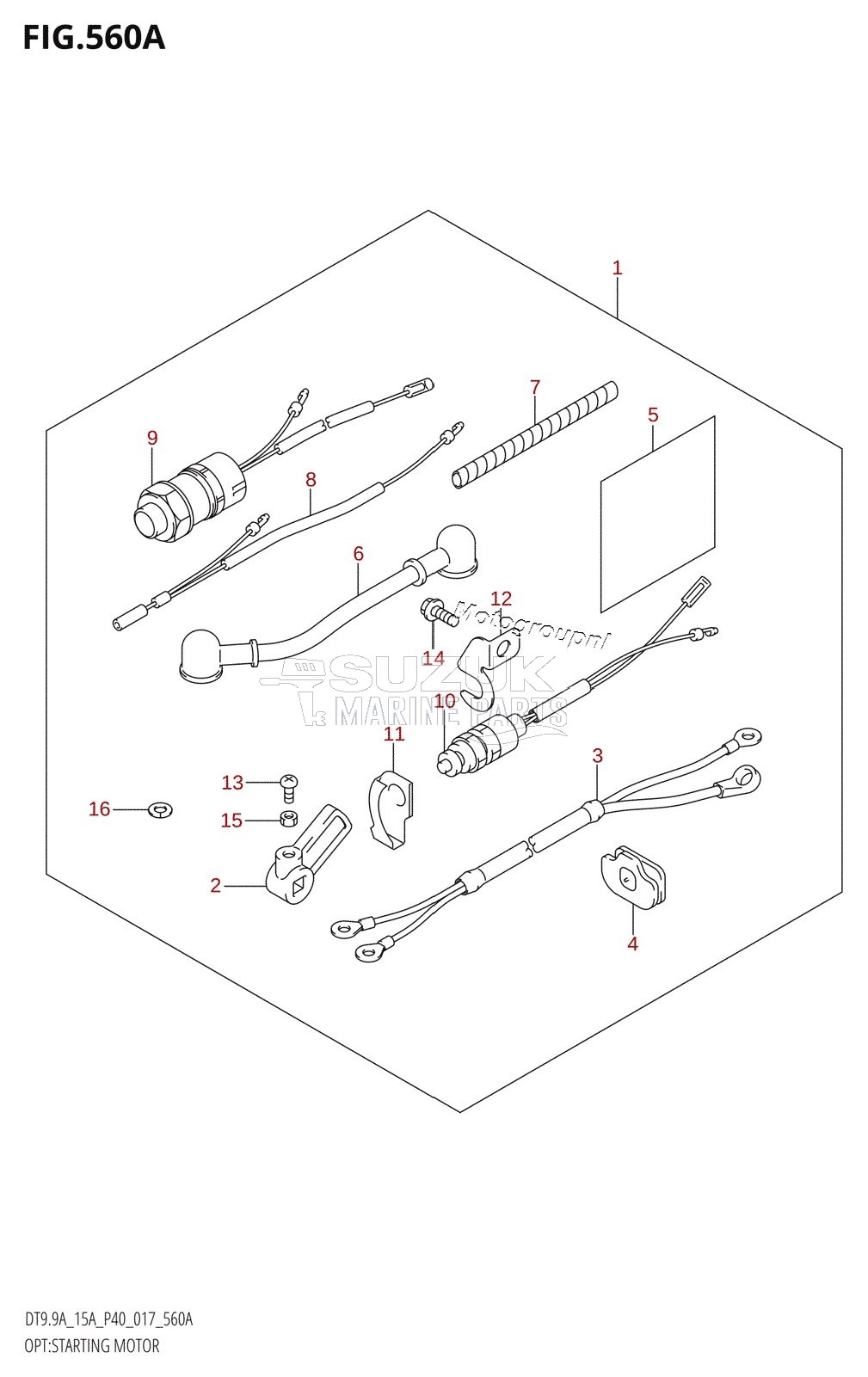 OPT:STARTING MOTOR