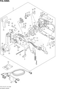 03003F-610001 (2016) 30hp P01 P40-Gen. Export 1 (DF30A  DF30AQ  DF30AR  DF30AT  DF30ATH  DT30  DT30R) DF30A drawing OPT:REMOTE CONTROL (DF25A:P01)