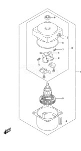 Outboard DF 20A drawing PTT Motor w/Power Tilt